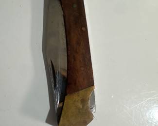 Authentic buck 110 vintage knife