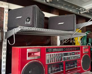 Fisher Cassette Boom Box/Bose Speakers
