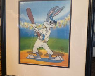 “Bugs Bunny at the Bat” Sericel LE animation 1992