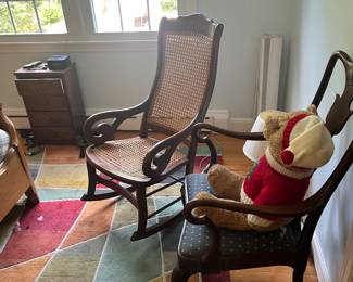 wooden chairs - lots