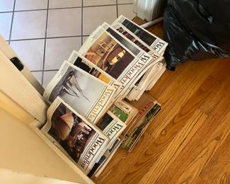 old magazines and books