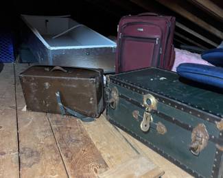 attic - lots of treasures. chests and other items