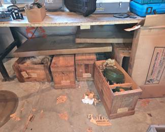 Vintage (1930-1950) industrial sewing machine parts