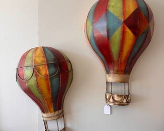 Hot Air Balloon Metal Art