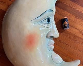 Sergio Bustamante ( Mexican b.1949) Original Signed and Numbered Large Wall Sculpture.