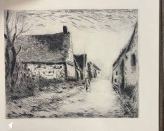 Maurice de Vlaminck Etching