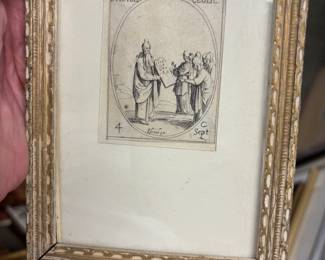 Jacques Callot Etching with Authenticity