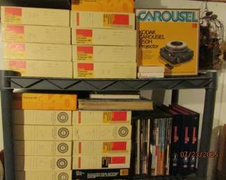 slide projector and slides