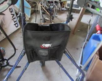 three wheeled rolling walker