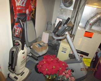 sweeper, exercise bike