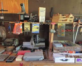 saw and more tools, woodworking tools
