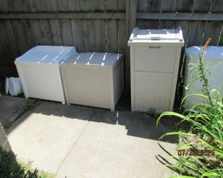 more plastic storage bins