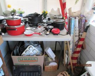 assortment of cookware