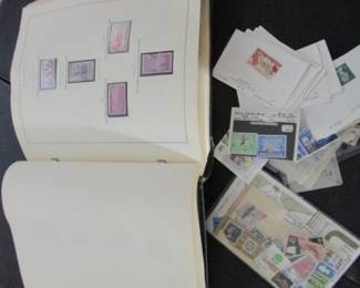 One of the albums of stamp collection