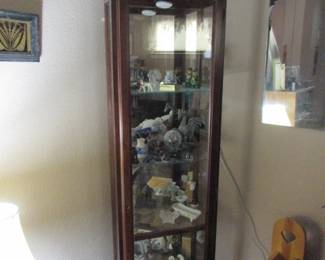Curio and quilt rack