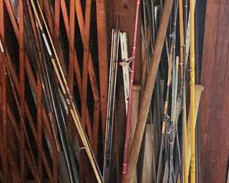 fishing poles
