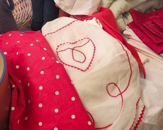 Vintage Aprons and Linens
