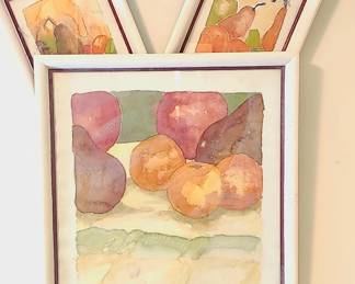 Professional Signed Still Life Water Color Art