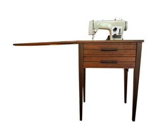 Vintage Sears Sewing Machine & Table