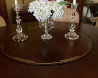 Pair Colony by Fostoria Tall Candlesticks Pair