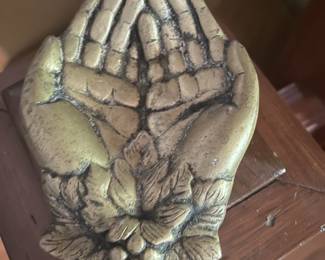 Brass Hands Dish