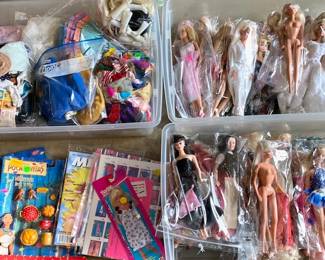 Bagged Barbie Dolls