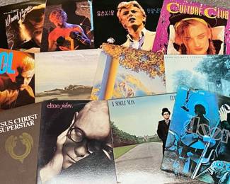 David Bowie, The Doors & More vintage vinyl LPs