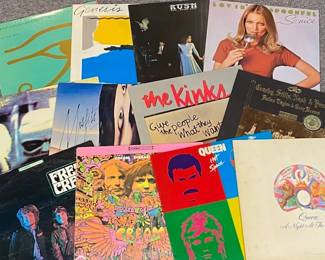 Queen, The Kinks, Genesis & More Vintage Vinyl LPs
