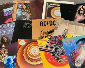 AC/DC, Deep Purple & More Vintage Vinyl LPs