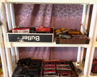 Vintage Marx Tin Plate Trains