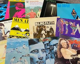 Elton John, The Who and other vintage vinyl LPs