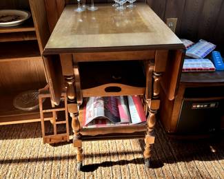 FURNITURE TEA CART DROP LEAF