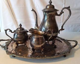 Sheridan Vintage Tea Service with Tray