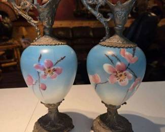  05 2 Vintage Ewers Vases