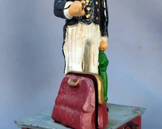 Uncle Sam Mechanical Coin Bank