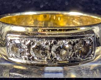 14k Gold Diamond Ring