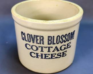 Clover Blossom Cottage Cheese Crock