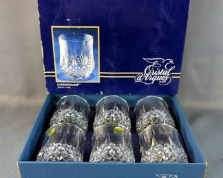 Cristal D'Arques Longchamp Crystal Tumbler Glasses - Set of 6