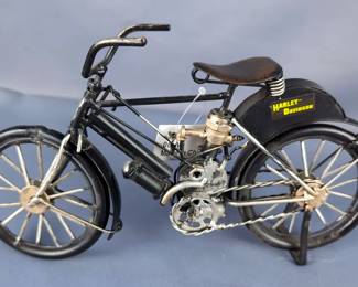 Harley-Davidson Motorcycle Metal Sculpture
