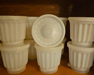 Vintage Tupperware Jel-ette Jello Mold Cups 