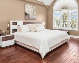 King Bedroom Set & Wall Art above bed
