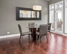Kitchen Table 4 Chairs & Wall Mirror