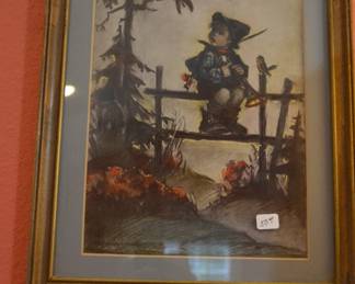Vintage Hummel prints