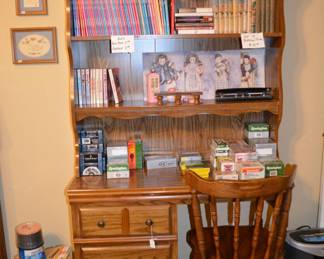 Student Desk with hutch and chair