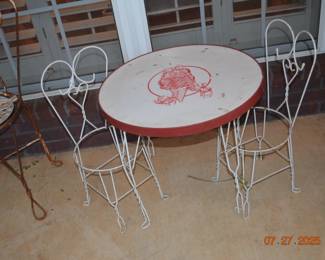 Vintage childs soda set