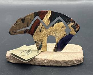 Lazart Collector Series Metal Art Bear