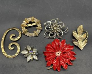 Vintage Brooches and Scarf Pins