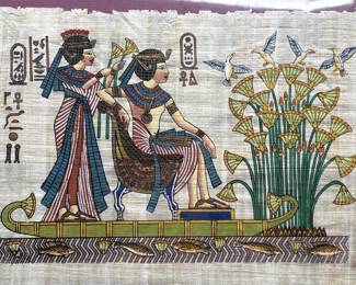 Framed Egyptian Papyrus Print