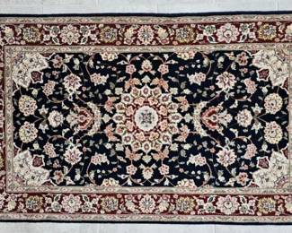 Hand Knotted Oriental Area Rug is 36in x 65in