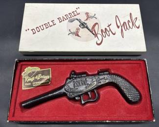 Novelty Double Barrel Boot Jack in Original Box